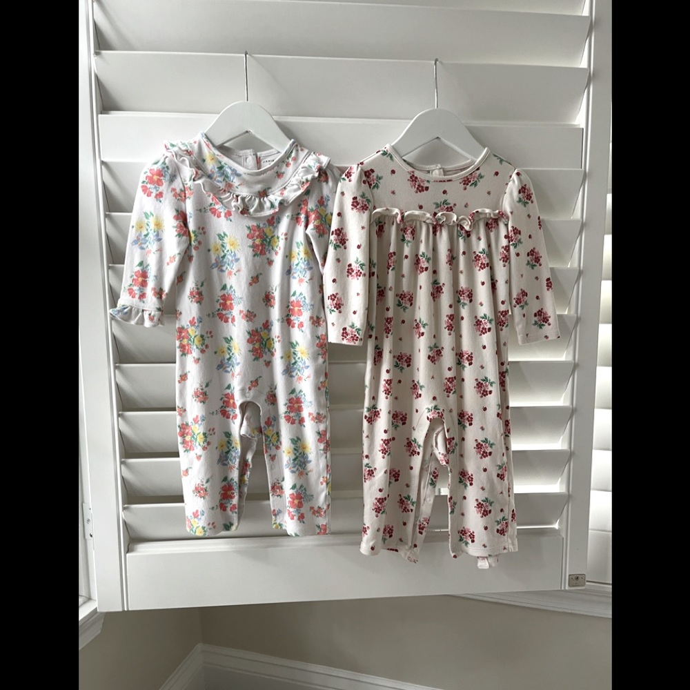 Janie and jack 2 onesies